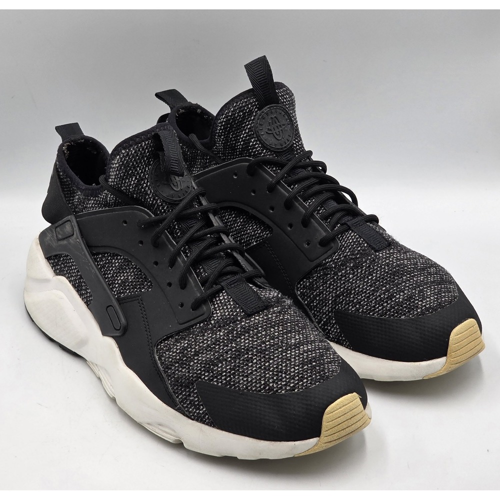 Nike Air Huarache Run Ultra Breathe Running Shoes Black White Men's 9.5